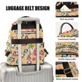 thumbnail image 3 of FORMRS Mini Backpack Purse for Women Quilted Travel Daypack Casual Shoulder Bag, Penguins Beach Pattern, 3 of 7