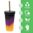 thumbnail image 2 of Silipint: Silicone 22oz Straw Tumbler: Sun Storm, 2 of 6
