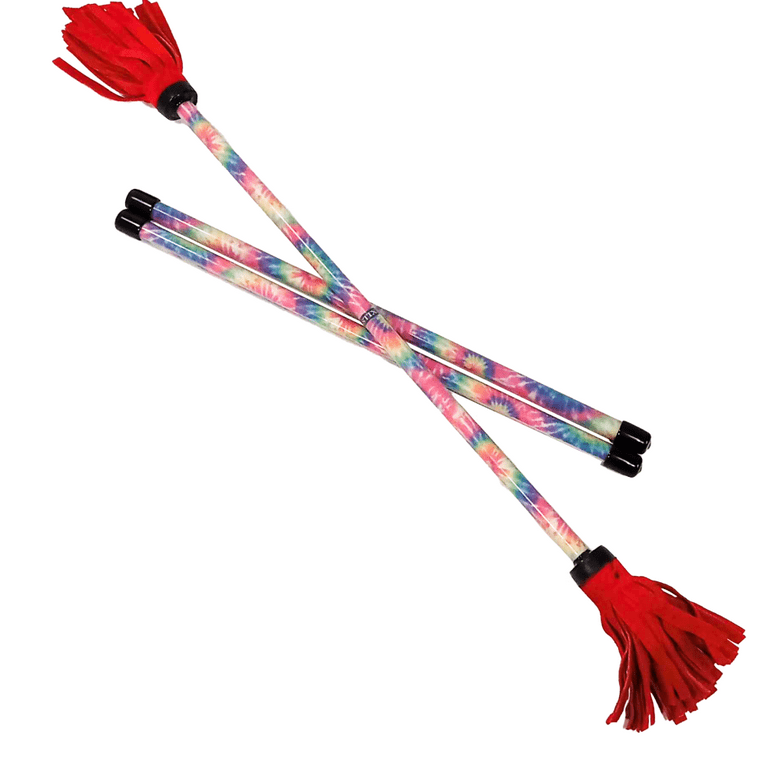 Mister M Flower Sticks Set Foldable Devil Sticks, Multicolor Juggling  Sticks for All Ages