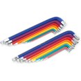 thumbnail image 4 of HAHADAXA 18PCS Multicolour L-Key Set Metric Star Long Arm Ball End Hex Key Set Chrome Vanadium Steel Industrial Grade Allen Wrench Set with Holding Case, 4 of 7