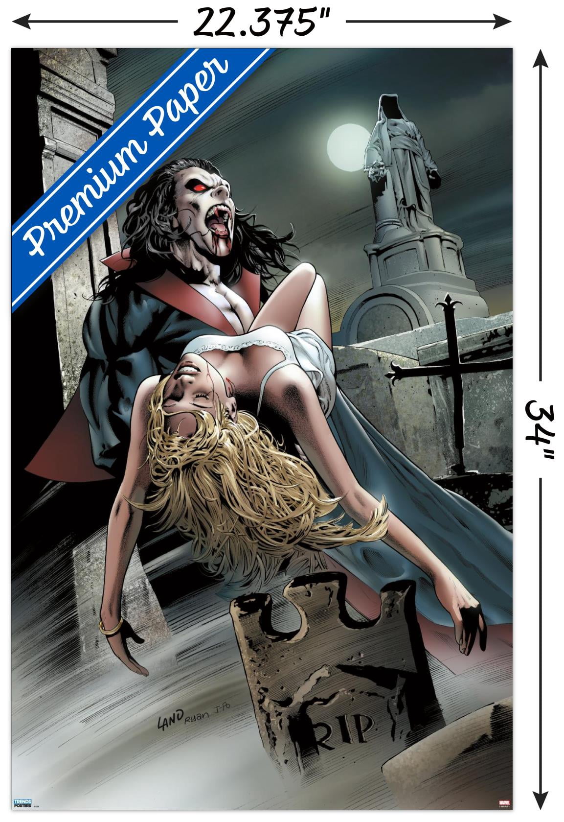 Marvel Movie - Morbius - Graveyard Wall Poster, 22.375" x 34"