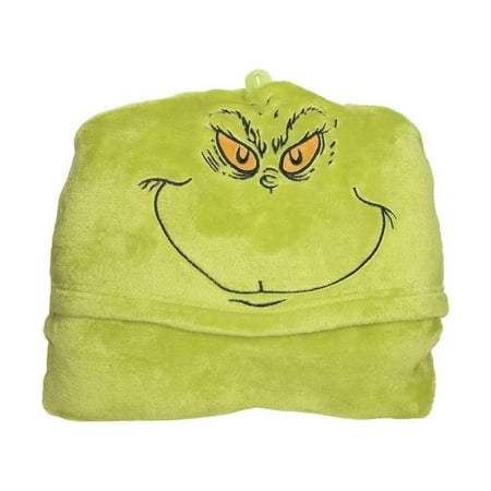 Enesco Enesco The Grinch Hooded Christmas Throw Blanket