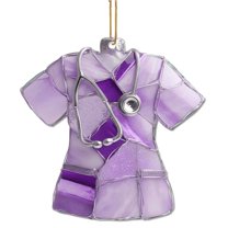 Christmas Nurse Ornament | Appreciation Gift for Healthcare Workers | Festive Acrylic Tree Decoration | Holiday Thank You Present for Nurses