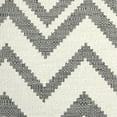 thumbnail image 2 of Pillow Decor Lorenzo Zigzag Gray 20x20 Cotton Throw Pillow Neutral Accent, 2 of 2