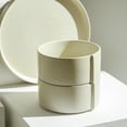 thumbnail image 2 of Stone Lain Bao 4-Piece Bowl Set Stoneware, Beige, 2 of 6
