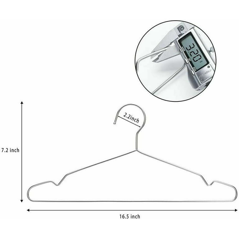 SPECILITE Wire Hangers 100 Pack, Metal Wire Clothes Hanger Bulk
