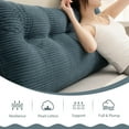 thumbnail image 3 of ANMINY Large Headboard Pillow - Removable Cover | 100% Cotton Filling | Bolster for Daybed & Sofa, 3 of 7