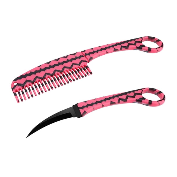 Cuchillo Peine Portátil de Acero Inoxidable