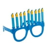 Menorah-Shaped Glasses, Apparel Accessories, Hanukkah, 12 Pieces