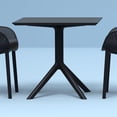 thumbnail image 4 of Siesta ISP106-BLA Table Carrée Ciel de 31 Po Noir, 4 of 6
