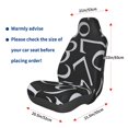 thumbnail image 3 of Disketp Numbers Car Seat Covers Universal Front Seat Coves for Car Accessories ,Padded Car Covers for Automotive, SUV, Truck, and Van, 3 of 5