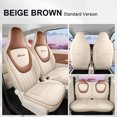 thumbnail image 3 of Accesorios de coche personalizados Fundas de asiento de cuero artificial para Wuling MINI EV 2024 Fila delantera y trasera para Hongguang Mini EV 2024, 3 of 5