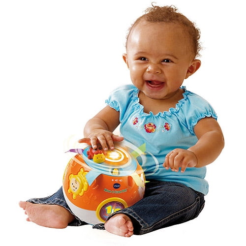 vtech crawl and learn ball pink