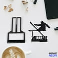thumbnail image 2 of Handmadetneonsign Snow Skiing Phone Stand, Skiing Metal Cell Phone Desk, Skiing Phone Holder 95395, 2 of 5
