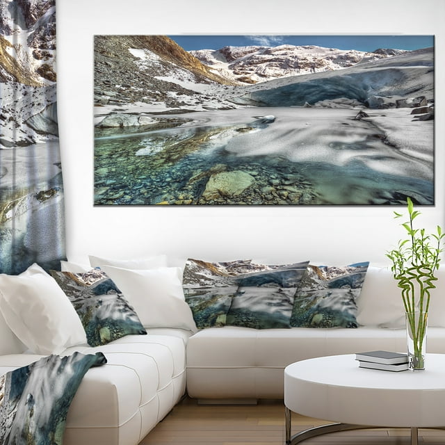 Cave dans un Cadre Rocheux - Impression sur Toile de Paysage