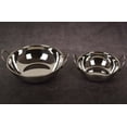 thumbnail image 5 of Trifri Stainless Steel Kadai With Handle Authentic Indian Hammered Design Serving Bowl Dinnerware Karahi Classic Everyday Chefs Utensil, 5 of 6