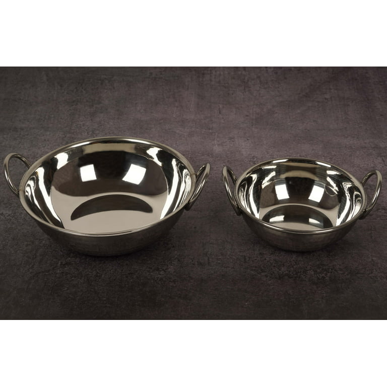 Indian Traditional Stainless Steel Serving Bowl For Kitchen Pack Of 3
