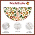 thumbnail image 5 of Balery Lemon Fruits Vegetables Printed Christmas Tree Skirt , Merry Christmas Party Christmas Tree Decoration,Adjustable Tree Skirt-30", 5 of 8