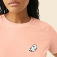 thumbnail image 5 of Dalix Ghost Embroidered Soft Cotton Short Sleeve T Shirt Womens in Terracotta S Small, 5 of 5