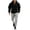 Black B, variant on Stamzod Men's Tracksuits 2 Piece Sweatsuit Sets Casual Athletic Hoodie and Sweatpants Set Jogging Track Suits Mens with Pocket M