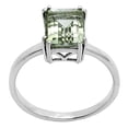 thumbnail image 5 of Prasiolite (Green Amethyst) 925 Sterling Silver Ring s.7.5 Jewelry DGR1110_B_7.5 R-1020, 5 of 7