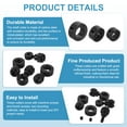thumbnail image 4 of Uxcell 12pcs Set Screw Collars 5.05mm Bore Shaft Collars, 10mm OD, 5mm Height with 12pcs M3 Hand Screws, Landing Gear Stopper Wheel Collar, Black, 4 of 7