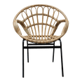 thumbnail image 3 of Silla Rattan Grupo Microtec Exterior Jardin Patio Todo Tipo de Clima Natural, 3 of 3