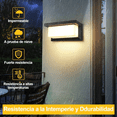 thumbnail image 4 of Lámpara De Pared Impermeable Para Exterior Arbotante Moderna negro, 4 of 4