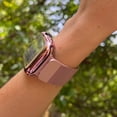 thumbnail image 2 of Correa para apple watch compatible con 38mm / 40mm metálica+ Case completo protector de pantalla Mamá Pulpo  Milanese mica completa, 2 of 7