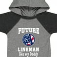 thumbnail image 4 of Inktastic Future Lineman Like Daddy Boys Baby Bodysuit, 4 of 5