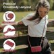 thumbnail image 3 of Crossbody Wallet Phone Case for Samsung Galaxy S24 Ultra, Zipper Magnetic Flip Cover with Card Slot Holder with Lanyard Strap, 3 of 5