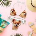 thumbnail image 6 of Pixel Dog Swim Wear Detachable Sponge Adjustable Strap Bikini Set Two-Pack for Multiple Scenes, 6 of 6