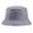 Dark Grey, variant on Windfall Unisex Solid Color Cotton Bucket Hat with UV Protection