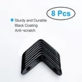 thumbnail image 5 of Unique Bargains 30x30mm Right Angle Brackets Stainless Steel L Shaped Angle Brackets Corner Braces Support with Screws, 8pcs, 5 of 6