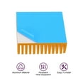 thumbnail image 5 of Uxcell 1Pcs 50x50x15mm Heatsink Aluminum Radiator With Thermal Blue Sticker for Chip CPU, Power Transistor, FET, IC,Gold, 5 of 6