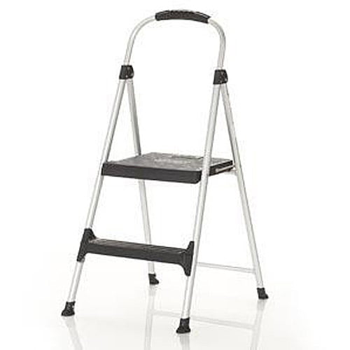 Black Cosco 11-911BLK Two-Step Molded Step Stool 