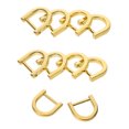 thumbnail image 1 of BESTYASH 10Ud Anillos D Dorados Para Bolsos Confiables Con Fabricación Precisa Para Uso Diario, 1 of 6