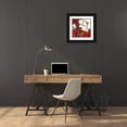 thumbnail image 3 of PI Studio 15x15 Black Ornate Wood Framed with Double Matting Museum Art Print Titled - Velvet II, 3 of 4