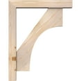 thumbnail image 3 of Ekena Millwork 5 1/2"W x 30"D x 38"H Westlake Block Smooth Bracket w/ Offset Brace, Douglas Fir, 3 of 25