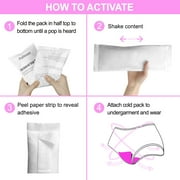 postpartum ice packs perineal cold pads instant 8 pack