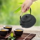 thumbnail image 5 of Tetera de hierro, mini juego de té negro para el hogar de 0,9 l, tetera de rendimiento sólido, 5 of 9