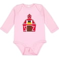 thumbnail image 3 of Inktastic Farming Large Red Barn with Hay Boys or Girls Long Sleeve Baby Bodysuit, 3 of 5