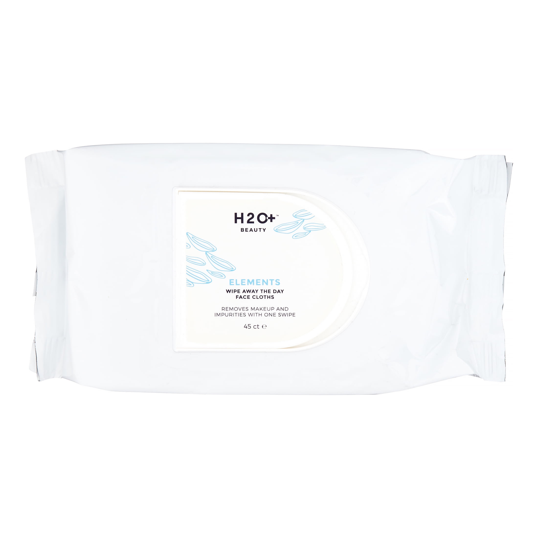 H2O+ Beauty Elements 45Count Wipe Away The Day Face Cloths