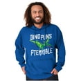 thumbnail image 3 of Funny Dino Puns Are Pterrible Joke Hoodie Sweatshirt Women Men Brisco Brands M, 3 of 6