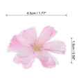 thumbnail image 2 of Uxcell 1.77" Artificial Plum Blossom Flower Heads, 50 Pack Silk Plum Blossom Fake Heads for Wedding DIY Craft, Pink, 2 of 7