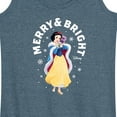 thumbnail image 3 of Disney - Merry And Bright Snow White - Women's Racerback Tank Top, 3 of 5