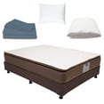thumbnail image 1 of Colchón Queen Size + Box Bless + Sábanas + Protector de colchón + Almohada de Osos Restonic Dicasa Nautilus, 1 of 8