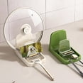 thumbnail image 5 of Soporte para Tapa de Olla para Encimera, Estante Organizador Resistente, Soporte para Cuchara de Plástico, Tenedor de Cocina, Espátula, Cubierta para Sartén, Estante, 5 of 5