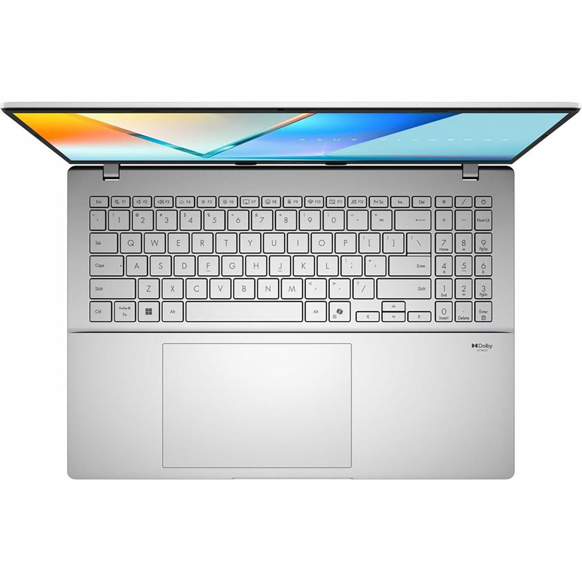 ASUS Vivobook S16 S3607 16" WUXGA Laptop, Intel Core Ultra 9 386H 2.1GHz, 32GB RAM, 1TB SSD, Windows 11 Home, Silver