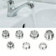 thumbnail image 1 of Mujer 7pcs/set Masculino Kit de Adaptador de Grifo Femenino Con Adaptador de Aire Acondicionado de la Junta Juego para la Manguera de Jardín Fregadero de la Cocina, 1 of 7
